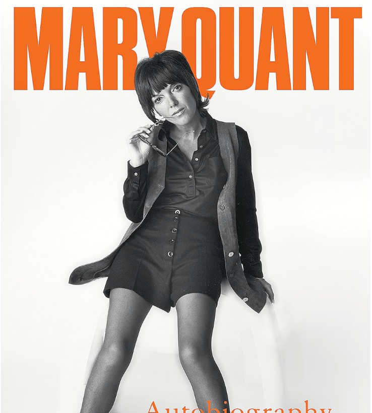 Mary Quant the designer of the Mini Skirt looking stylish in a black mini skirt 