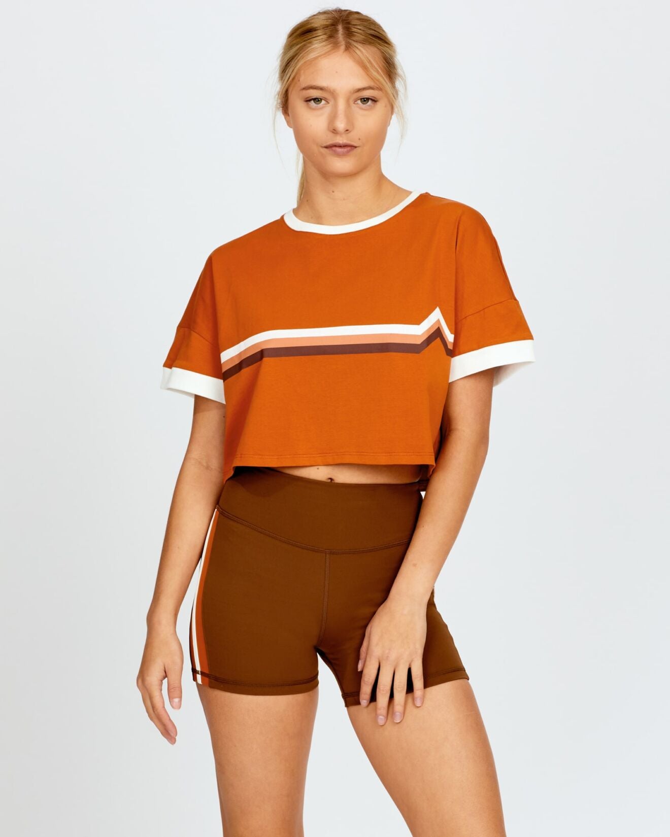 Arancia Cropped Tee 2 Front Min
