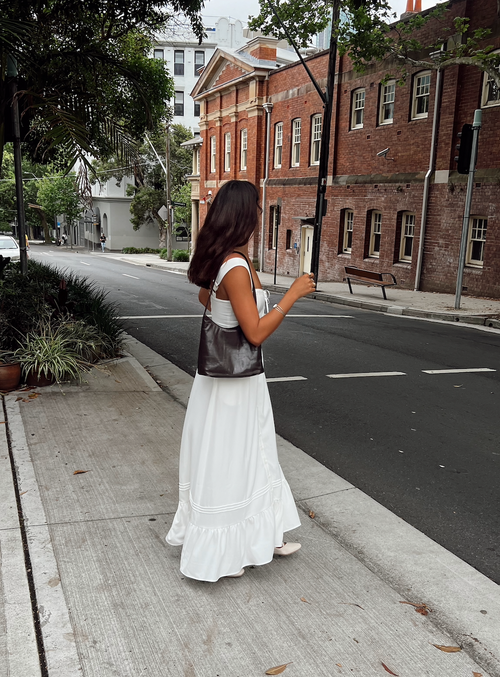 Prairie Maxi Dress - White