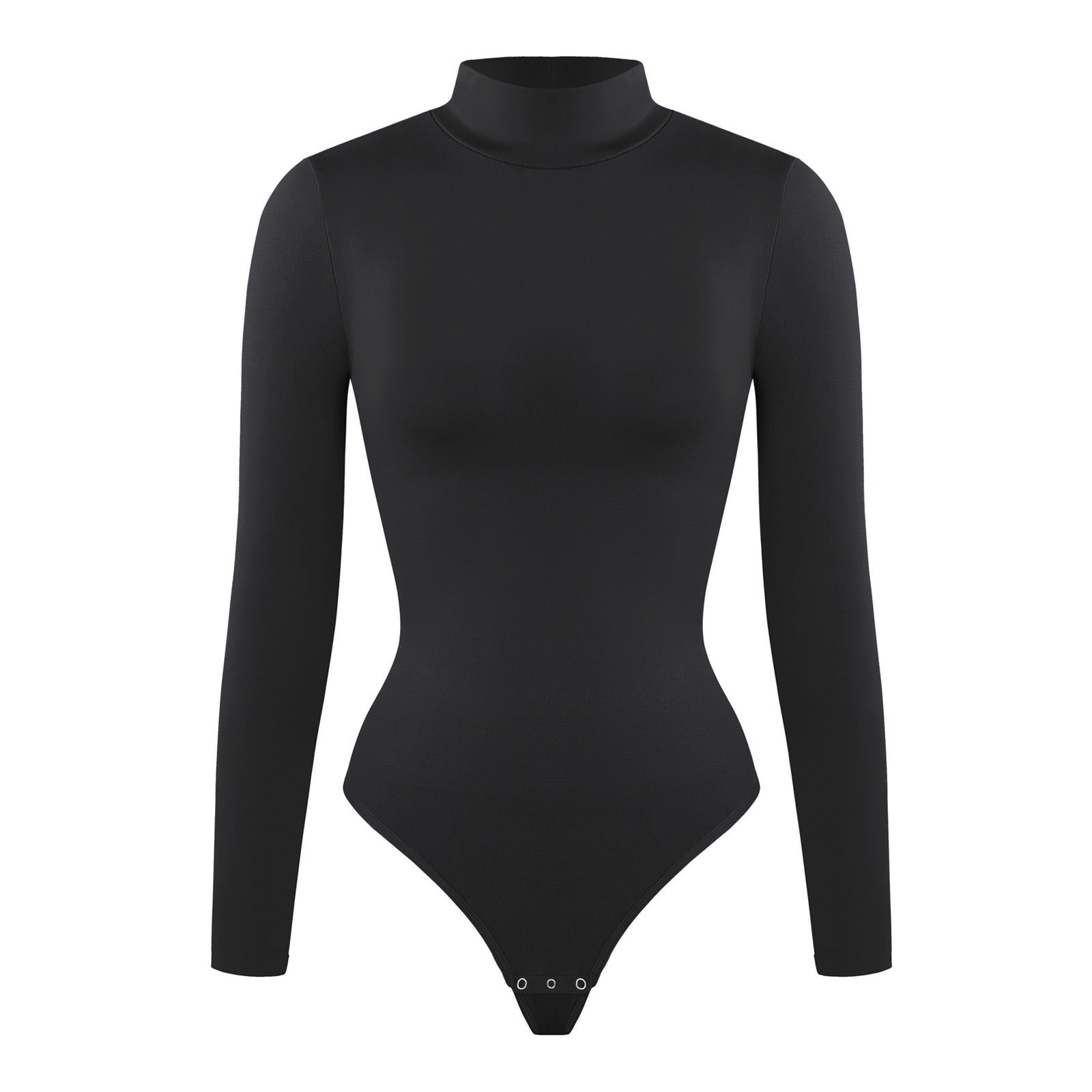 High Neck Skivvy - Black